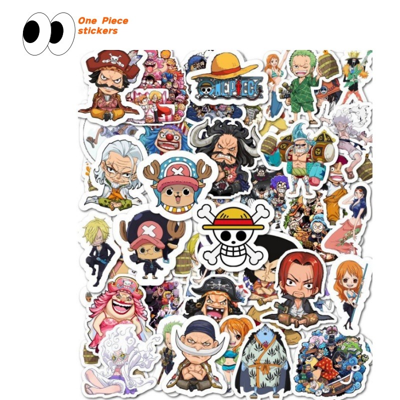 Mobile Electronics Gadgets - Cartoon anime One Piece notebook sticker