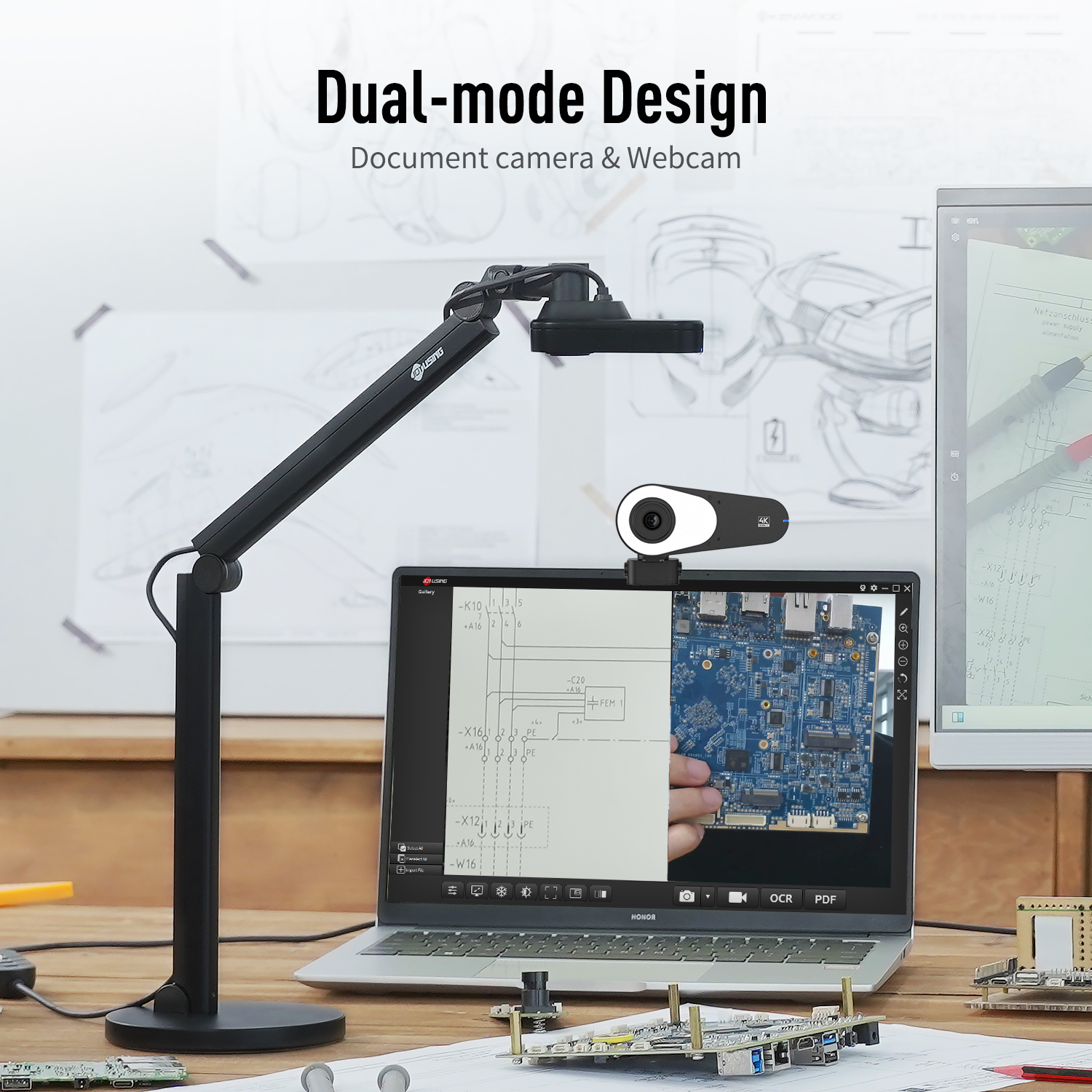 Foldable Portable Document Cam - огляд і ціна Document Camera Visualizer