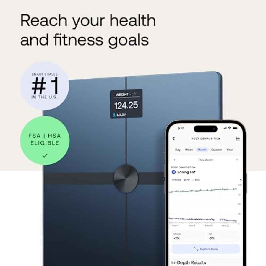 Body Smart scale for home bath - огляд і ціна Body Fat Scale Smart