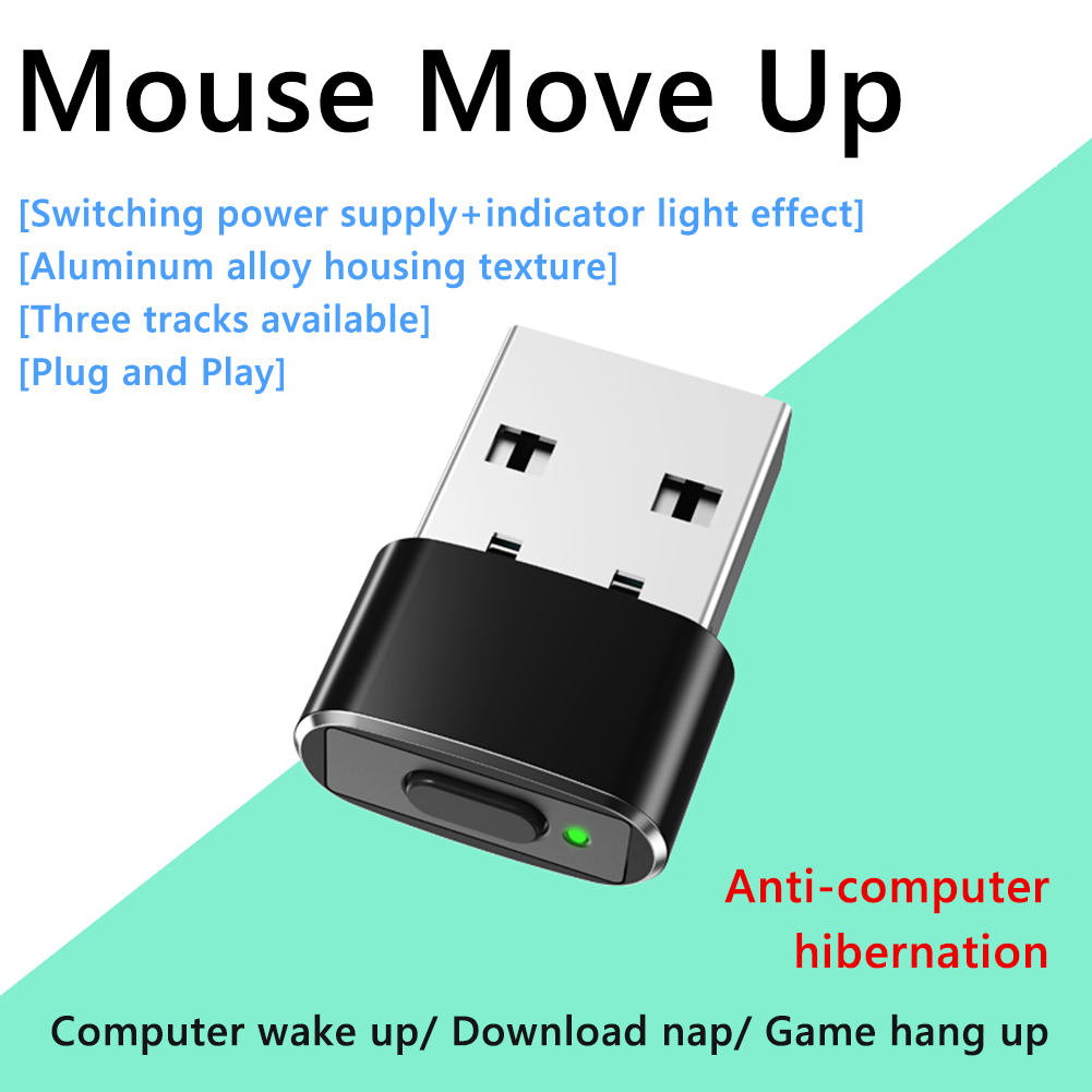 M8 M10 Mouse Jiggler Silent Au - огляд і ціна Auto Mouse Mover