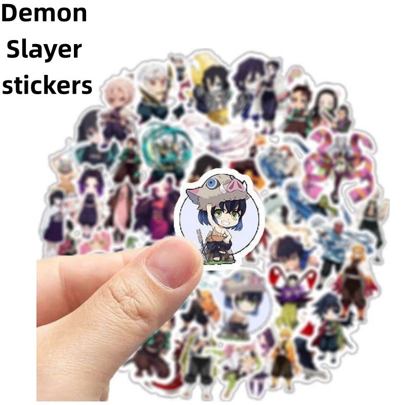 Demon Slayer stickers, cartoon - огляд і ціна Mobile Electronics Gadgets