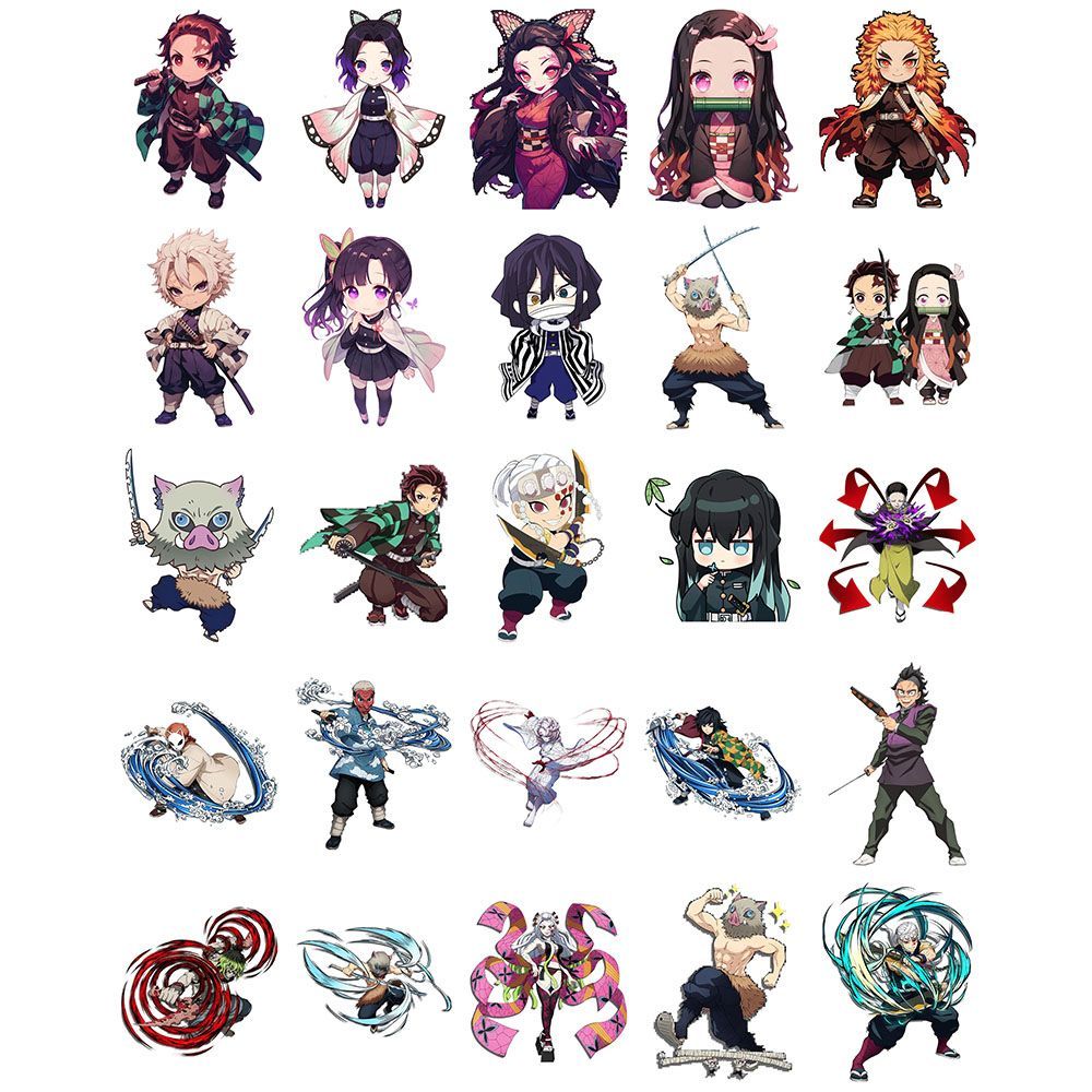 Demon Slayer stickers, cartoon - огляд і ціна Mobile Electronics Gadgets