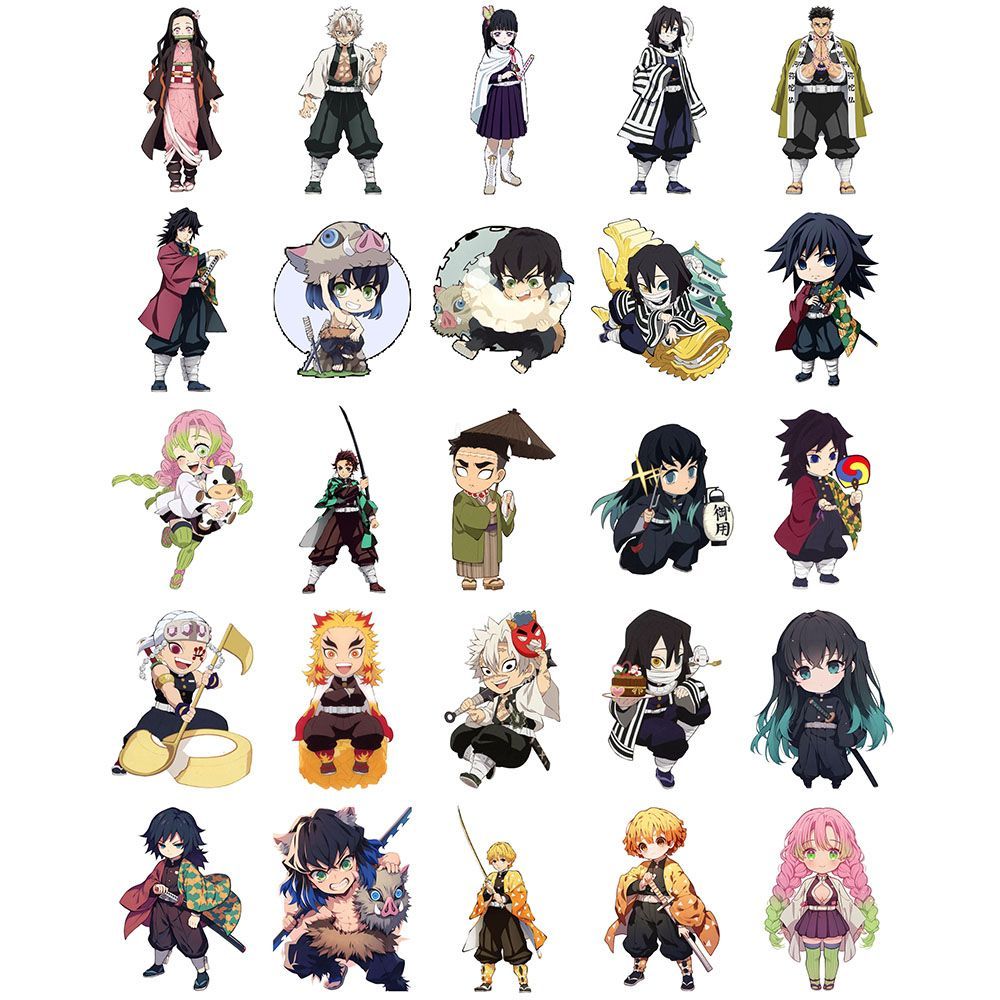 Demon Slayer stickers, cartoon - огляд і ціна Mobile Electronics Gadgets