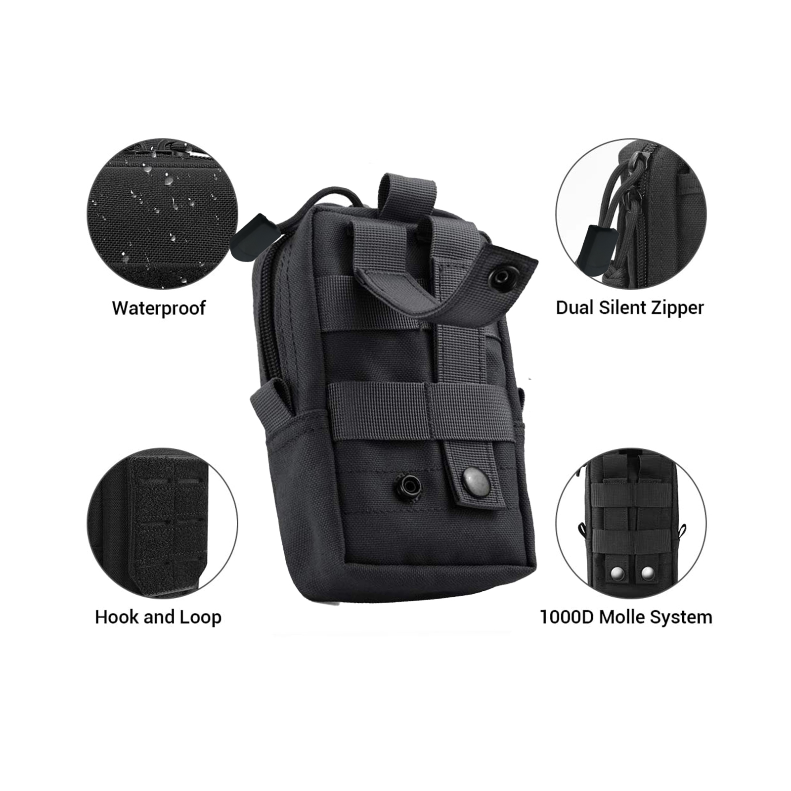 Tactical Molle Pouch Waist Bag - огляд і ціна Mobile Electronics Gadgets