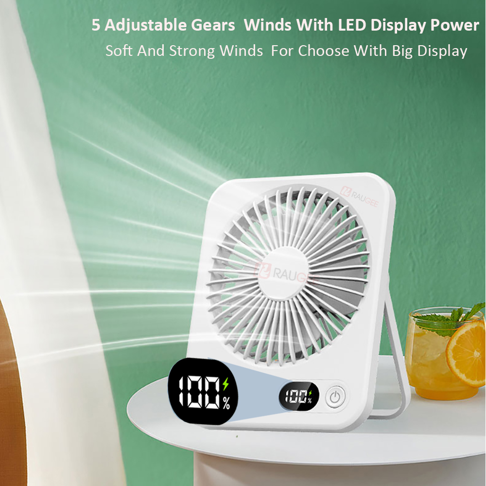 Portable Desk Fan Mini Foldabl - огляд і ціна Electronics Gadgets For Home