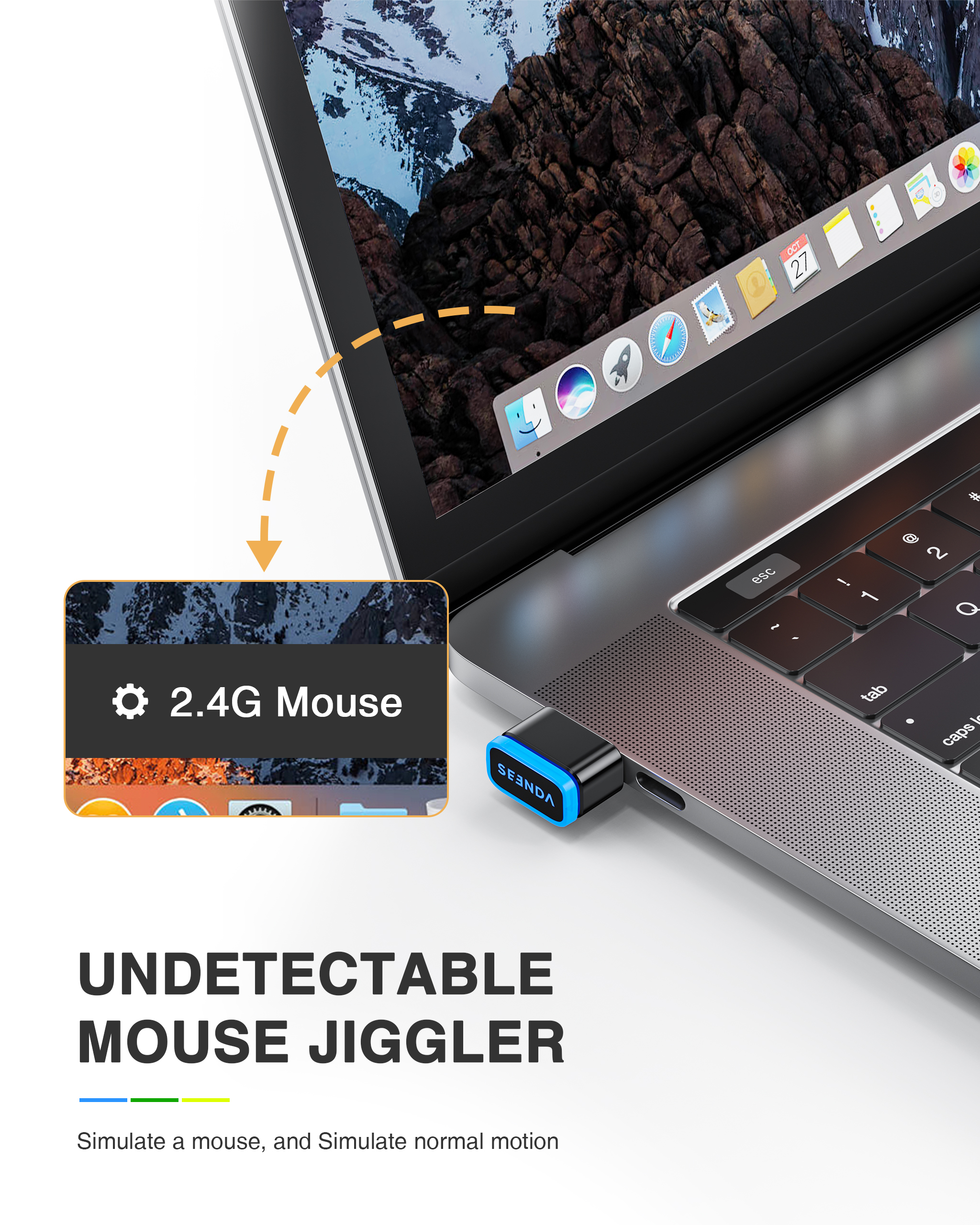 Seenda DK16 Mouse Jiggler Unde - огляд і ціна Auto Mouse Mover
