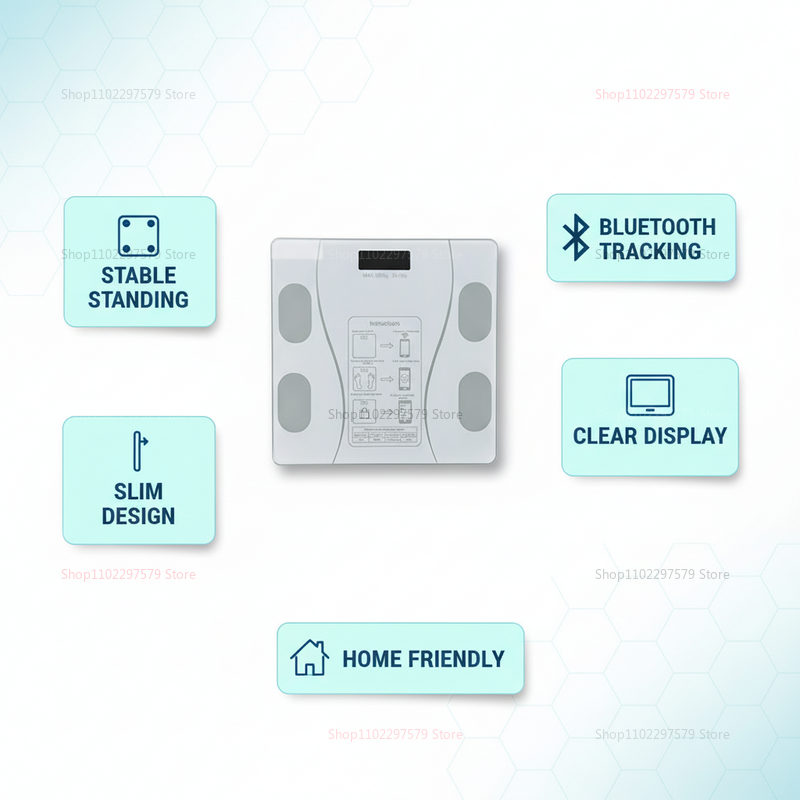 Bluetooth Body Fat Scale Smart - огляд і ціна Body Fat Scale Smart